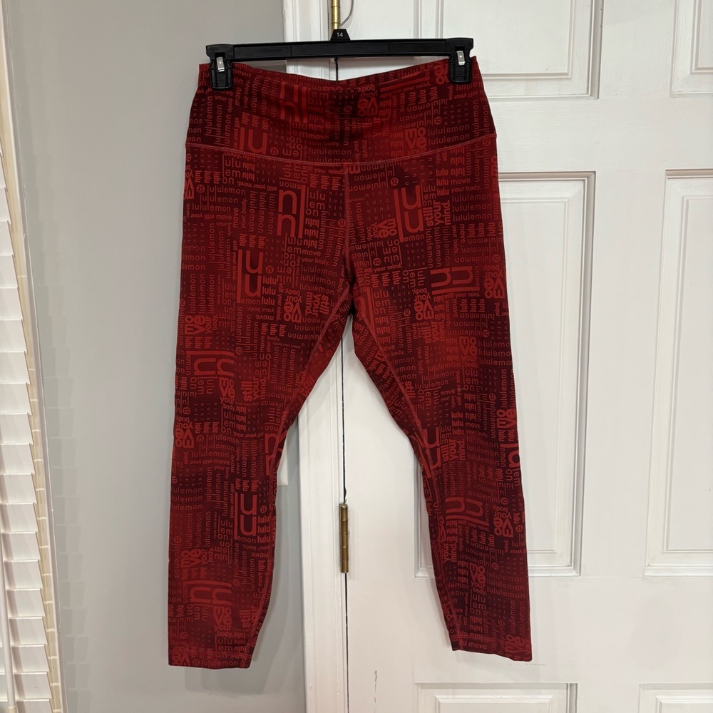 Lululemon cropped leggings size 14